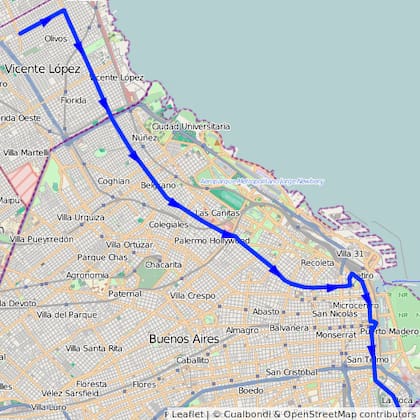 El recorrido completo de la Línea 152: cualquiera se perdería, pero Rogelio no