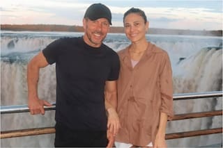 Carla Pereyra y Diego Simeone en las Cataratas del Iguazú: las mejores fotos y videos