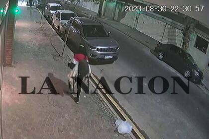 El recorrido del sospechoso fue reconstruido con las imágenes de cámaras de seguridad