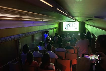 El recorrido entre Viedma y Bariloche sumó un coche cine con películas infantiles, patagónicas y nacionales