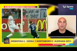 "Los 25 toques". Cambiasso analizó el "paso a paso" del golazo en Alemania 2006