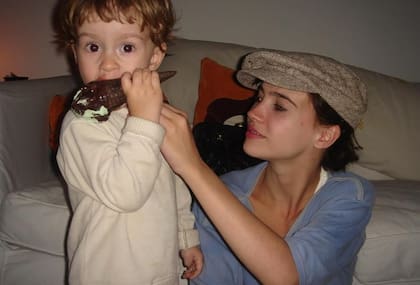 El recuerdo tierno de Celeste Cid junto a su hijo mayor, André