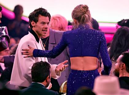 El reencuentro de Harry Styles y Taylor Swift en los Grammy de este año