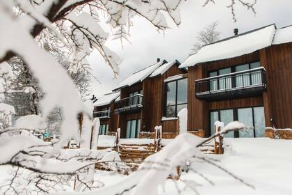 El Refugio consta de once módulos de cuatro unidades cada uno