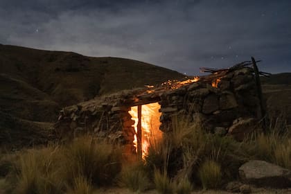 El refugio de montaña fue clave para poder resguardarse del frío (Foto: Eliseo Jantzon)