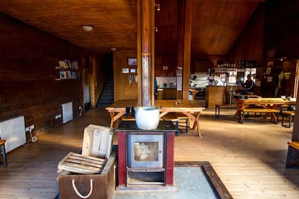 El refugio Rocca cuenta con energía hidroeléctrica.