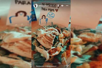 El regalo de Antonia (Foto Instagram: @verolozanovl)