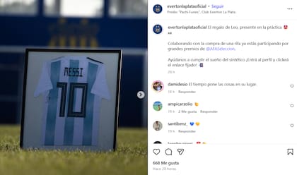 El regalo de Messi para el club platense