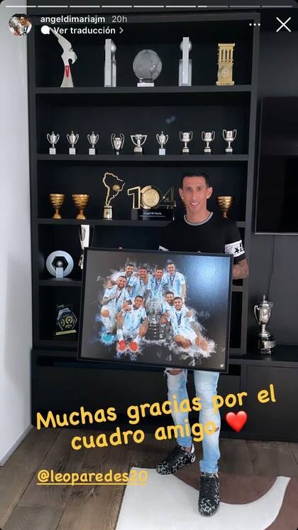 El regalo de Paredes a Di María