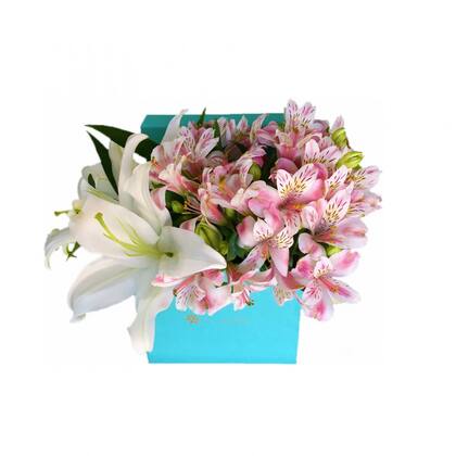 El regalo más clásico pero no por eso menos bello: un buen ramo de flores.