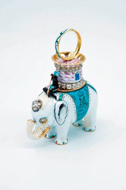 El regalo que la soberana le hizo a su nieto: la Orden del Elefante, la más alta distinción del reino de Dinamarca.