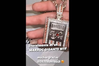 El regalo que recibió Marta (Foto captura Instagram @martacfort)