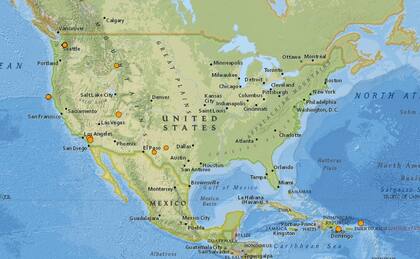 El registro de temblores en EE.UU. en las últimas 24 horas