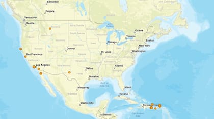 El registro de temblores en EE.UU. en las últimas 24 horas