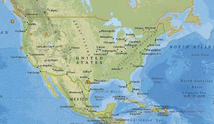 El registro de temblores en EE.UU. en las últimas 24 horas
