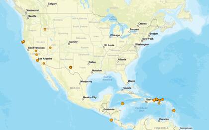 El registro de temblores en EE.UU. en las últimas 24 horas