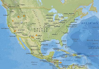 El registro de temblores en EE.UU. en las últimas 24 horas