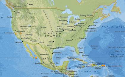 El registro de temblores en EE.UU. en las últimas 24 horas