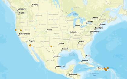 El registro de temblores en EE.UU. en las últimas 24 horas