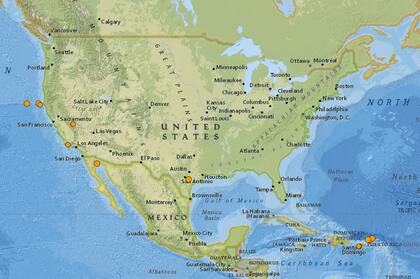 El registro de temblores en EE.UU. en las últimas 24 horas