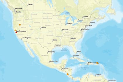 El registro de temblores en EE.UU. en las últimas 24 horas