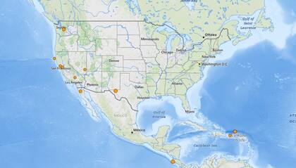 El registro de temblores en EE.UU. en las últimas 24 horas