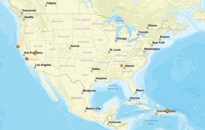 El registro de temblores en EE.UU. en las últimas 24 horas