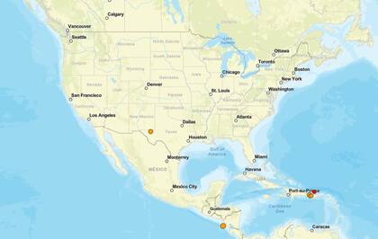 El registro de temblores en EE.UU. en las últimas 24 horas