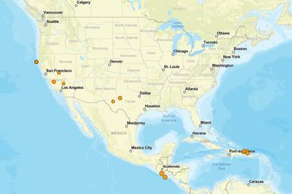 El registro de temblores en EE.UU. en las últimas 24 horas