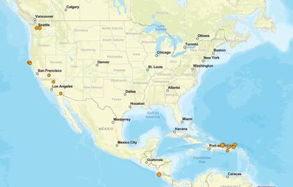 El registro de temblores en EE.UU. en las últimas 24 horas