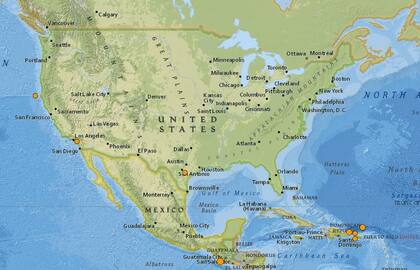 El registro de temblores en EE.UU. en las últimas 24 horas