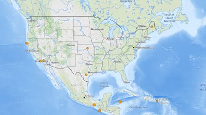 El registro de temblores en EE.UU. en las últimas 24 horas