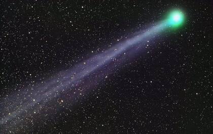 El registro de un cometa que tuvo lugar en el año 2014