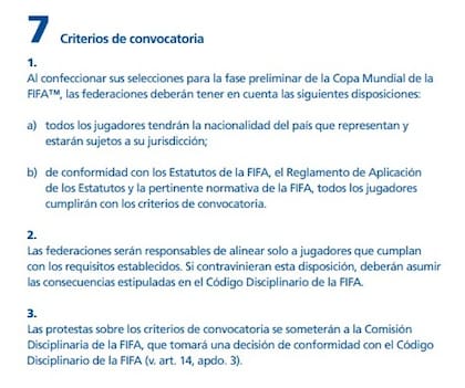 El reglamento de la FIFA para el Mundial de Qatar no hace referencia a futbolistas con causas civiles activas, como el caso de Rodrigo De Paul