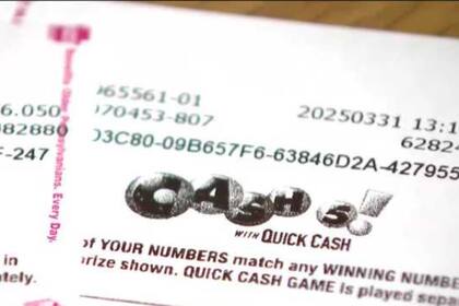 El reglamento de la lotería exige presentar el boleto físico para cobrar el premio de 2,5 millones de dólares