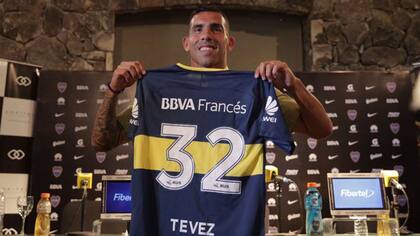 La alegría de Carlos Tevez por su segunda vuelta a Boca