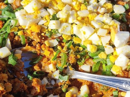 El relleno de las empanas tucumanas debe quedar bien jugoso