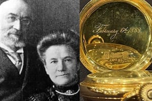 El reloj de bolsillo de la pareja que murió junta en el Titanic se vendio por 2,3 millones de dólares