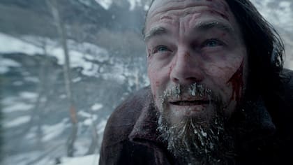 Leo DiCaprio en la escena final de El Renacido que se filmó en las afueras de Ushuaia.