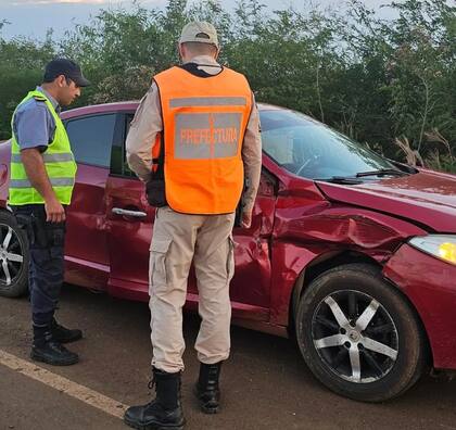 El Renault Fluence, tras el choque mortal en Santo Tomé