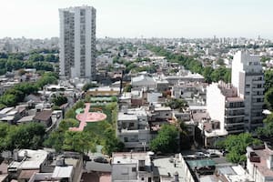 El render de la plaza y su ubicación en el barrio