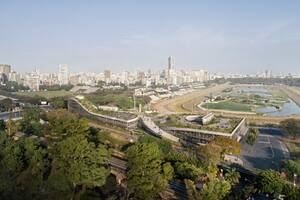 El render del proyecto del "Paseo Gigena", que el Gobierno porteño planea inaugurar en diciembre de 2022