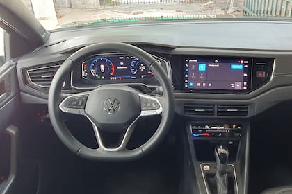 El renovado interior del Volkswagen Virtus
