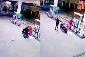 Un motochorro intentó robarle a un repartidor, pero la víctima se defendió a los tiros