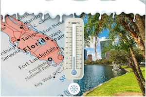 Cómo avanza la ola de frío los primeros días de 2026 en EE.UU. y qué pasa en Orlando