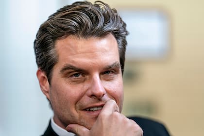 El representante republicano Matt Gaetz en el Congreso en Washington el 22 de septiembre del 2023. (Foto AP/J. Scott Applewhite)