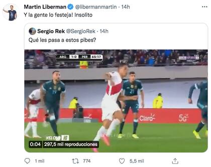 El repudio de Martín Liberman por la actitud de los jugadores argentinos