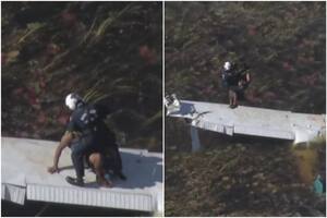El rescate de un hombre que cayó con su avioneta en Los Everglades fue documentado en un video