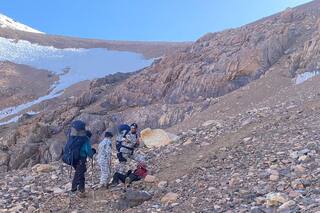 Rescatan en San Juan a cuatro andinistas con “signos de congelamiento y quemaduras”