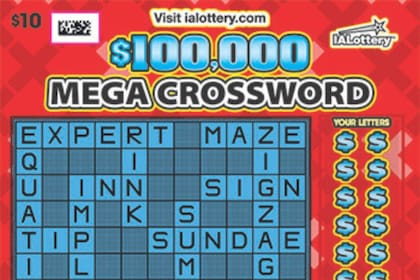 El residente de Iowa recibió el 38º premio mayor del sorteo de la lotería estatal